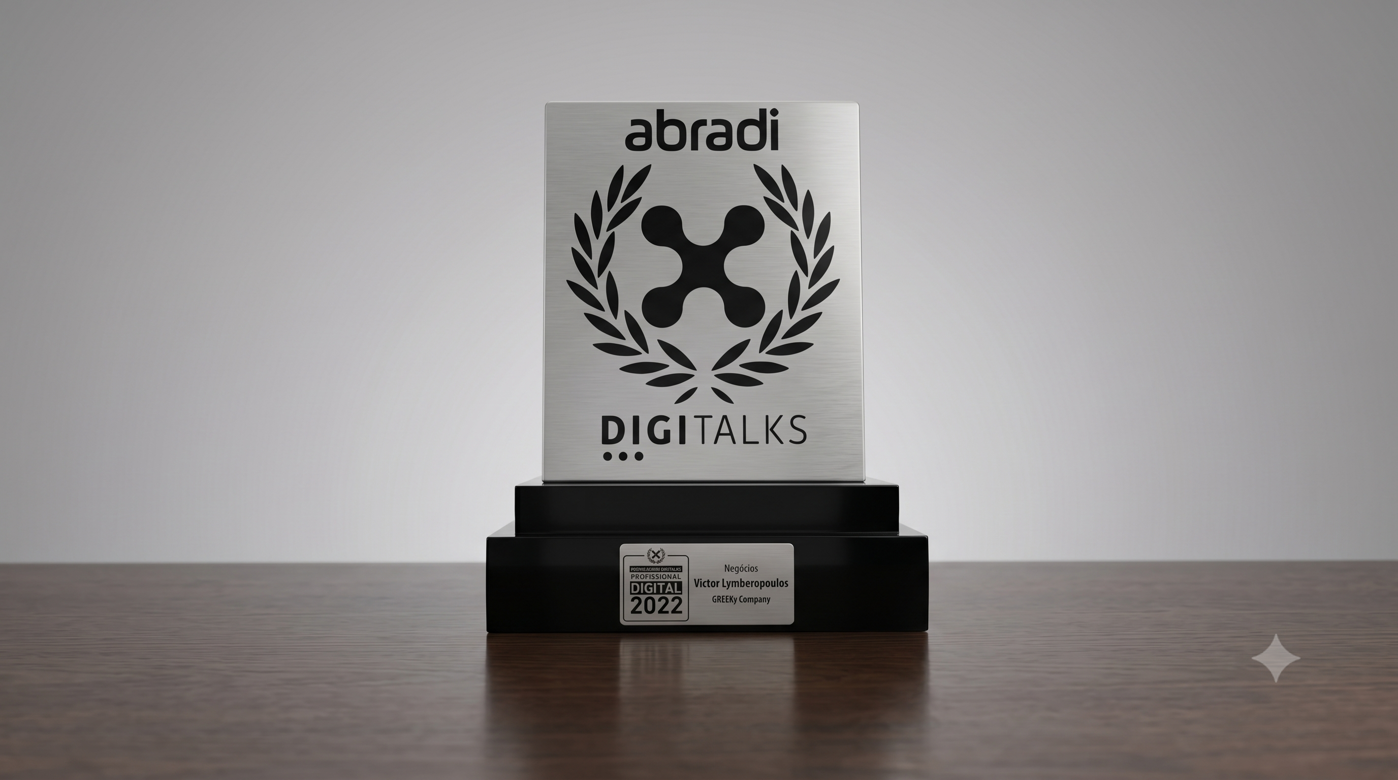 Troféu Prêmio ABRADI Digitalks Profissional Digital 2022, categoria Negócios